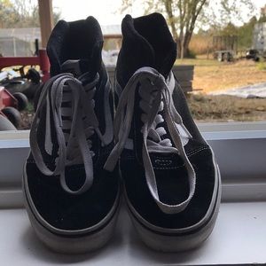 Black vans high tops